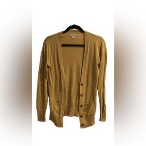 Mossimo mustard cardigan